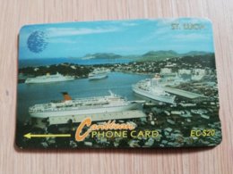 ST LUCIA    $ 20  CABLE & WIRELESS  STL-12B  12CSLB      Fine Used Card ** 2399** (LITTLE BEND) - St. Lucia