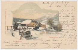 Cachet 1899 - BULLE - Paysage D'hiver - Winterlandschaft - Bulle