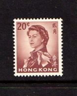 HONG  KONG    1962    20c  Brown    MNH - Neufs