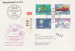 Suisse - 19/03/1962 - FDC - Propagande  - Lettre  Recommandée De Bern Pour Heerlen, Pays-Bas - Briefe U. Dokumente