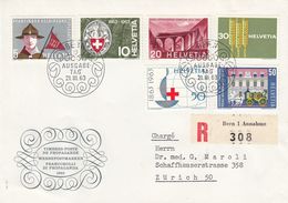 Suisse - 21/03/1963 - FDC - Propagande  - Lettre  Recommandée De Bern Pour Zürich - Storia Postale