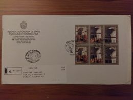 NATALE - 5° CENTENARIO MORTE PIERO DELLA FRANCESCA 1992 - Storia Postale