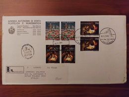 NATALE - ADORAZIONE DEI PASTORI - ADORAZIONE DEL BAMBINO 1993 - Storia Postale