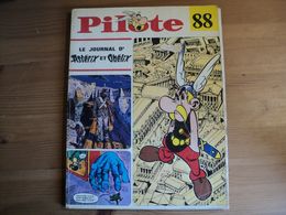 RELIURE EDITEUR BROCHEE PILOTE N°88 DE 1971 CABU / DUVIC / AUCLAIR / DIONNET / GOT / LECONTE / DE BEKETCH / LORO / GIBO - Pilote