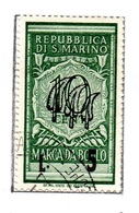 REPUBBLICA DI SAN MARINO MARCA DA BOLLO   L. 5/10 - Revenue Stamps