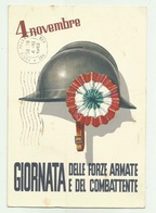 GIORNATA DELLE FORZE ARMATE 4 NOVEMBRE - TIMBRO CAPITANERIA DI CASTELLAMARE STABIA 1962  VIAGGIATA FG - Patriotiques