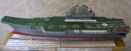 USSR Soviet Russia Model Of The Heavy Aircraft Carrier Cruiser Project 1143.6 Riga Varyag Liaoning Warship Ship Handmade - Barche