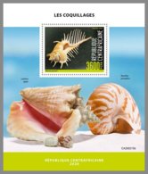 CENTRALAFRICA 2020 MNH Shells Muscheln Coquillages S/S - OFFICIAL ISSUE - DHQ2024 - Coneshells