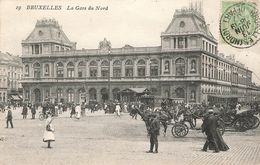 CPA - Belgique - Bruxelles - La Gare Du Nord - Attelage - Public Transport (surface)