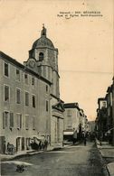 Bédarieux * 1906 * Rue Et église St Alexandre - Bedarieux