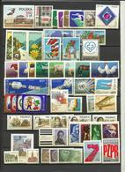 Pologne Année Complète ** 1975   YT  2200/2255   56  Timbres  Poland  Polen Polska - Annate Complete