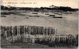 33 ARES - La Plage Et Le Port    * - Arès