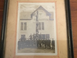 # Photos De Pompiers Devant Poste De Police,salle Des Fêtes Après 1906 - Non Classés