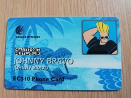 ST LUCIA    $ 10   CABLE & WIRELESS  STL-277A  277CSLA   JOHNNY BRAVO     Fine Used Card ** 2451** - Santa Lucía