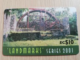 ST LUCIA    $ 10   CABLE & WIRELESS  STL-337G   337CSLG  LANDMARKS SERIES       Fine Used Card ** 2468** - Sainte Lucie