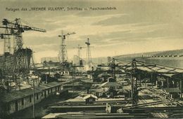 BREMEN, Anlagen Des Bremer Vulkan, Schiffbau U. Maschinenfabrik (1910s) AK - Bremerhaven
