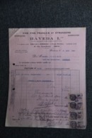 Facture Ancienne - BORDEAUX, HAVEDA, Vins Fins Français Et Etrangers. - 1900 – 1949