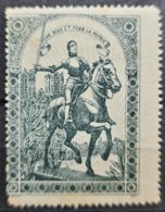FRANCE 1915 - Vignette De Propagande JEANNE D'ARC - Grande Version - War Stamps