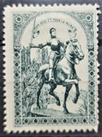 FRANCE 1915 - Vignette De Propagande JEANNE D'ARC - Grande Version - Kriegsmarken