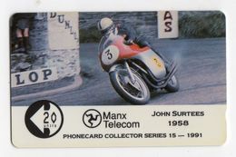 ILE De MAN 20U MANX TELECOM JOHN SURTEES 910MB - Isola Di Man