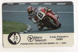 ILE De MAN 30U MANX TELECOM CARL FOGARTY 910MB - Isla De Man