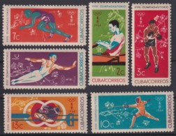 1964.194 CUBA 1964 MNH Ed.1072-77 JAPAN OLYMPIC GAMES TOKYO FENCING ATHLETIC BOXING. - Sonstige & Ohne Zuordnung