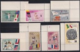 1968.100 CUBA 1968 MNH Ed.1606-12 MEXICO OLYMPIC GAMES BOXING TIRE POLO ACUATICO - Andere & Zonder Classificatie