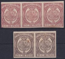 TMO-97 CUBA SPAIN REVENUE TIMBRE MOVIL 1897 COMPLETE SET. - Postage Due