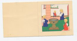 Doop Prentje Illustrator Jeanne Hebbelynck - Jane, Julienne Joséphine-Charlotte Van Beirendonck 1943 - Geboorte & Doop