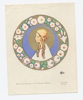 Communie Prentje Illustrator Jeanne Hebbelynck - Plechtige Communie Lucie En Agnes Goethals 1937 - Communie