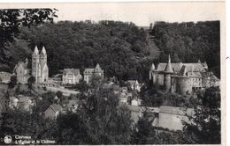 CPA NELS - CLERVAUX - L'EGLISE ET LE CHÂTEAU - NEUVE - NON VOYAGEE. - Clervaux