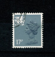 Ref 1375 - Scarce 1986 Wales Fine Used Stamp - 17p Machin Type II - SG W44a - Cat £50+ - Gales