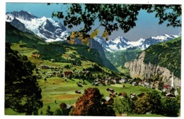 Ref 1375 - 2 X Early Postcards - Wengen Switzerland - Wengen