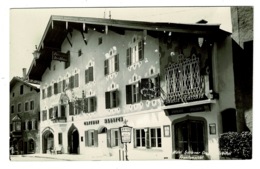 Ref 1376 - Real Photo Postcard - Gasthof Harisch - Hotel Goldener Kitzbuhel - Tirol Tyrol Austria - Kitzbühel