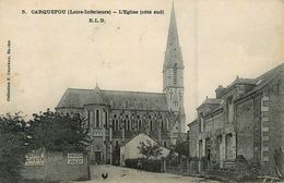 Carquefou * 1906 * Rue Et L'église ( Côté Sud ) - Carquefou