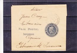 Argentine- Bande Pour Journaux De 1906 - Entier Postal - Oblit Buenos Aires - - Cartas & Documentos