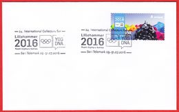 NORWAY - Bø I Telemark 2016 «24. Int. Collectors Fair - Lillehammer 2016 Youth Olympic Games» - Winter 2016: Lillehammer (Olympische Jeugdspelen)