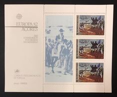 PORTOGALLO AZZORRE ACORES  FOGLIETTO EUROPA CEPT 1982 - Local Post Stamps