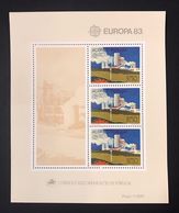 PORTOGALLO AZZORRE ACORES  FOGLIETTO EUROPA CEPT 1983 - Local Post Stamps