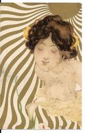 ART NOUVEAU - RAPHAEL KIRCHNER : "Femme Au Soleil", CPA De 1901, Première D'une Série De 6 CPA Précurseurs Différentes. - Kirchner, Raphael