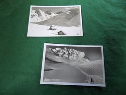 VINTAGE AUSTRIA: ZURS Am ARLBERG X2 Sepia SKIING Snow Stefsky - Zürs