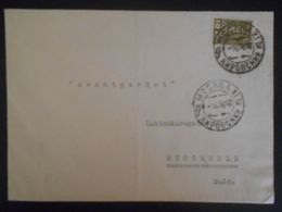 Urss , Lettre De Moscou 1936 Pour Stockholm - Briefe U. Dokumente