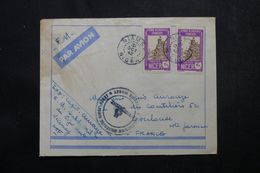NIGER - Enveloppe En FM De Niamey Pour La France En 1942 , Affranchissement Plaisant - L 63819 - Brieven En Documenten