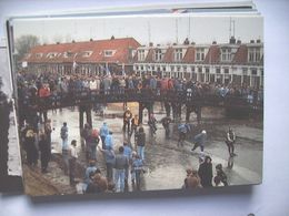Nederland Holland Pays Bas Elfstedentocht 1985 Door Franeker - Franeker