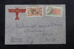 OUBANGUI CHARI - Enveloppe De Bangui Pour La France En 1937 Par Avion, Affranchissement Plaisant - L 63885 - Brieven En Documenten