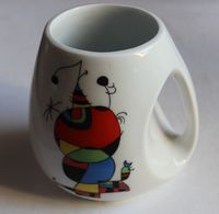 Rare Mug Collector Joan MIRO Porcelaine Espagne Colorful Atrwork ,peintre, Sculpteur, Graveur Et Céramiste Catalan - Kopjes