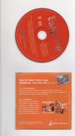C35 CD "EASY RINB"10 TITRES Offert Par France Télécom Avec Pochette PUB Ticket France Easy - Boeken & CD's