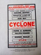 LE CYCLONE , De W. Somerset Maugham  (origine :La Petite Illustration  ,1932) Pub Living-Room Moderne GOUFFÉ - French Authors