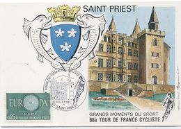 69: SAINT PRIEST : 68 ème TOUR DE FRANCE Cycliste 1981. - Saint Priest