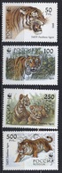 Russie - Russia - Russland 1993 Y&T N°6029 à 6032 - Michel N°343 à 346 *** - Tigre De L'Oussouri - Unused Stamps